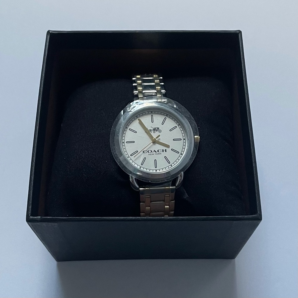 NWT Coach Lex 32mm Bracelet Watch (two-tone)